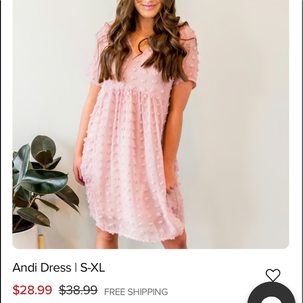 GORGEOUS BLUSH PINK MIDI DRESS